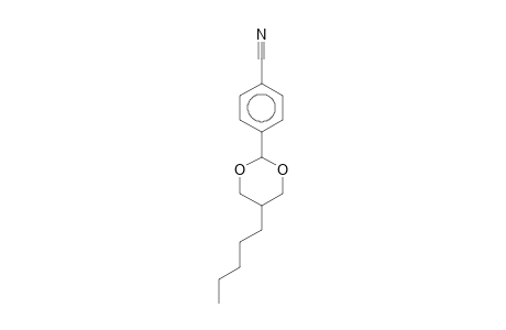 4-(5-Pentyl-1,3-dioxan-2-yl)benzonitrile