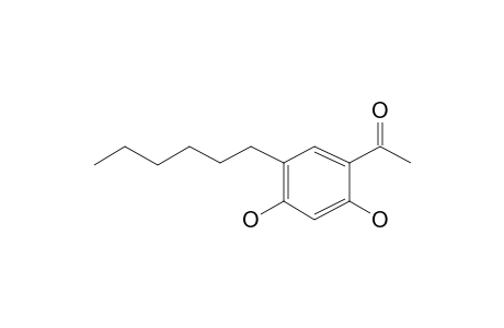 1-(5-Hexyl-2,4-dihydroxyphenyl)ethanone