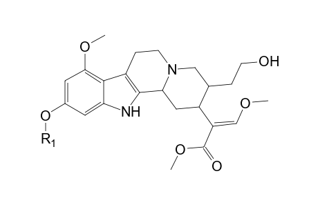 Speciociliatine-M (HO-aryl-HO-alkyl- glucuronide)