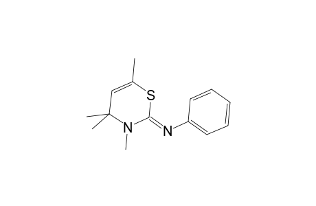 3,4,4,6-Tetramethyl-2-phenylimino-3,4-dihydro-4H-1,3-thiazine