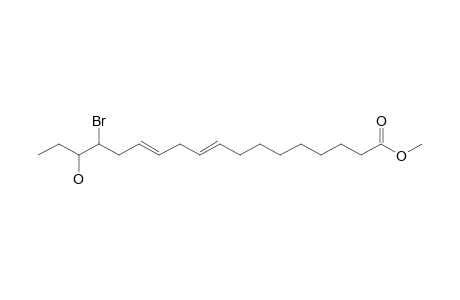 (9E,12E)-15-Bromo-16-hydroxy-octadeca-9,12-dienoic acid methyl ester