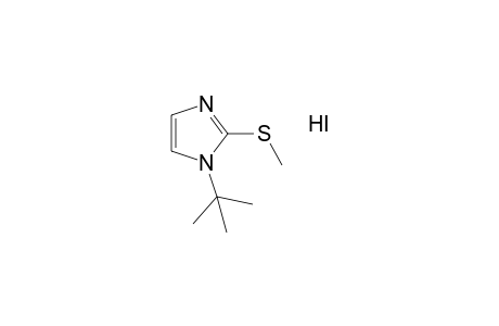 1-tert-butyl-2-(methylthio)imidazole, monohydroiodide