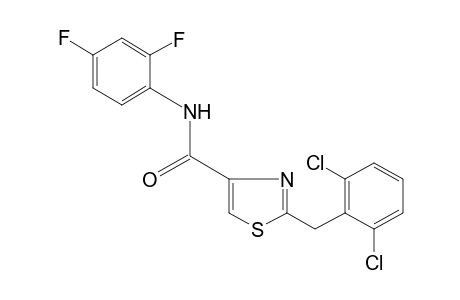 2-(2,6-dichlorobenzyl)-2',4'-difluoro-4-thiazolecarboxanilide