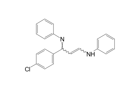 3-(p-chlorophenyl)-N-phenyl-3-(phenylimino)propenylamine