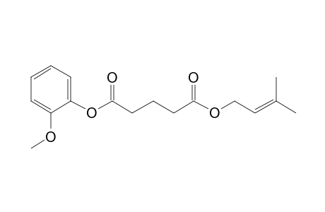 Glutaric acid, 3-methylbut-2-en-1-yl 2-methoxyphenyl ester