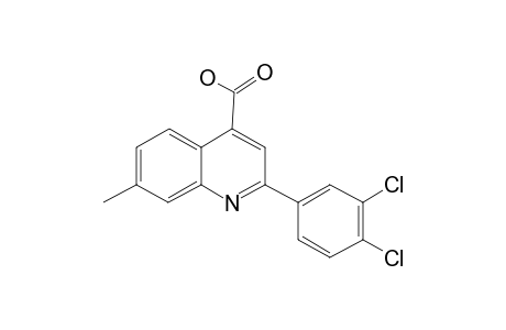 2-[3,4-Dichlorophenyl]-4-carboxy-7-methylquinoline