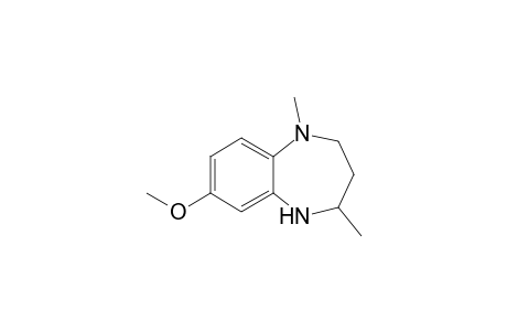 7-Methoxy-1,4-dimethyl-1,3,4,5-tetrahydro-2H-1,5-benzodiazepine