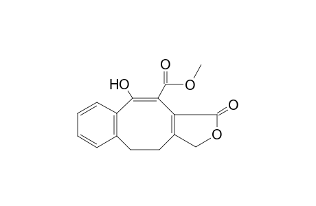 Benzo[5,6]cycloocta[1,2-c]furan-4-carboxylic acid, 1,3,10,11-tetrahydro-5-hydroxy-3-oxo-, methyl ester