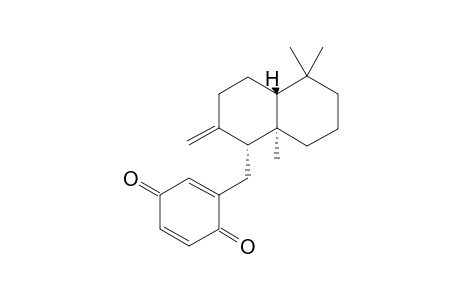 2-[(5,5,8a-Trimethyl-2-methylenedecahydro-1-naphthalenyl)methyl]benzo-1,4-quinone