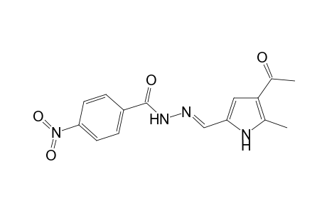 3-Acetyl-5-formyl-2-methylpyrrole-5-(p-nitrobenzoyl)hydrazone
