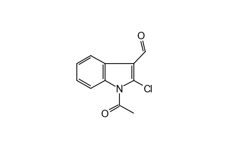 1-acetyl-2-chloroindole-3-carboxaldehyde