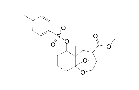 6-Methyl-11,12-dioxatricyclo[7.2.1.0(1,6)]dodecan-5-ol-8-carboxylic acid, methyl ester p-tosylate