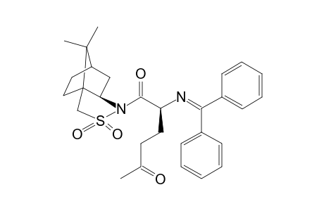 (2R)-N-[(2S)-2-((Dipheylmethylidene)amino)-5-oxohexan-1-oyl]borane-10,2-sultam