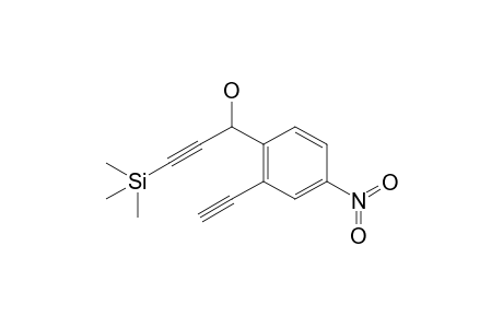 1-(2-Ethynyl-4-nitro-phenyl)-3-trimethylsilyl-prop-2-yn-1-ol