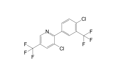 3-chloro-2-(4-chloro-3-(trifluoromethyl)phenyl)-5-(trifluoromethyl)pyridine