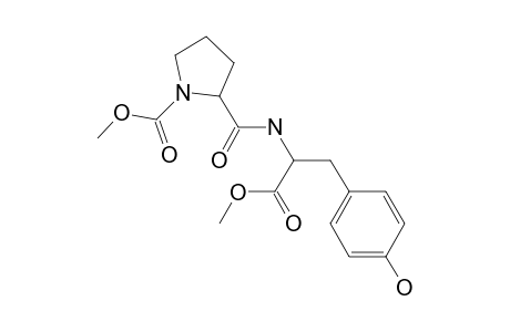 L-pro-L-tyr, N-(Methoxycarbonyl)-, methyl ester