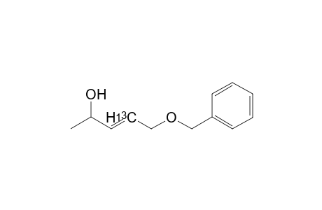 [4-13C]-(E)-5-(benzyloxy)pent-3-en-2-ol