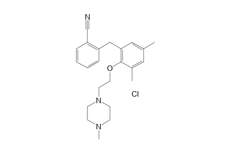 2-(3,5-Dimethyl-2-(2-(4-methylpiperazin-1-yl)ethoxy)benzyl)benzonitrile hydrochloride