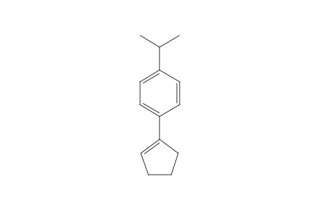 4-(1-Cyclopentenyl)cumene; benzene, 1-(1-cyclopenten-1-yl)-4-(1-methylethyl)- ;cumene, p-1-cyclopenten-1-yl-