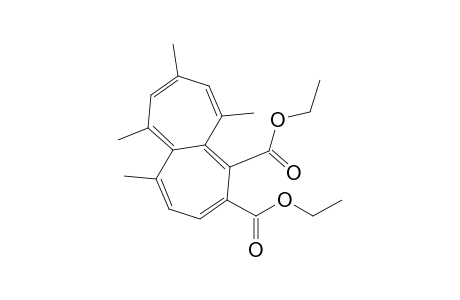 Diethyl 5,6,8,10-tetramethylheptalene-1,2-dicarboxylate