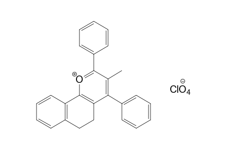 5,6-dihydro-2,4-diphenyl-3-methylnaphtho[1,2-b]pyrylium perchlorate