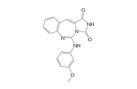 5-[3-(Methoxyphenyl)amino]-1,3-dioxoimidazo[1,5-c][1,3]benzodiazepine