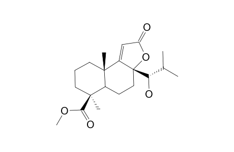 18-METHYLHYDROGEN-(8R,1'R)-(1'-HYDROXY-2'-METHYLPROPYL)-(13-17)-PENTANORLABD-9(11)-ENE-19-OATE-12,8-LACTONE