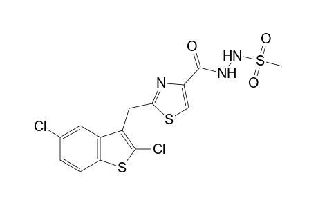 1-{{2-[(2,5-dichlorobenzo[b]thien-3-yl)methyl]-4-thiazolyl}carbonyl}-2-(methylsulfonyl)hydrazine