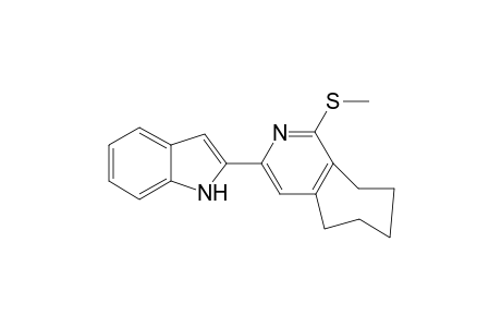 3-(Indol-2-yl)-1-methylthio-6,7,8,9-tetrahydro-5H-cyclohepta[c]pyridine