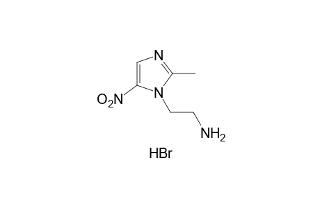 1-(2-aminoethyl)-2-methyl-5-nitroimidazole, monohydrobromide
