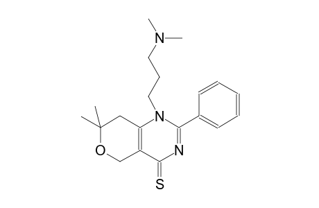 4H-pyrano[4,3-d]pyrimidine-4-thione, 1-[3-(dimethylamino)propyl]-1,5,7,8-tetrahydro-7,7-dimethyl-2-phenyl-