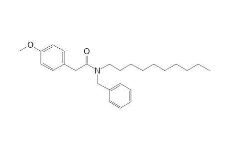 Acetamide, 2-(4-methoxyphenyl)-N-benzyl-N-decyl-