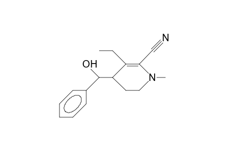 2-Pyridinecarbonitrile, 3-ethyl-1,4,5,6-tetrahydro-4-(hydroxyphenylmethyl)-1-methyl-, (R*,R*)-