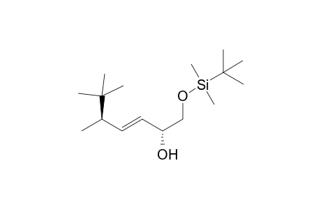(E)-(2R*,5R*)-1-[(1,1-Dimethylethyldimethylsilyl)oxy]-5,6,6-trimethylhept-3-en-2-ol