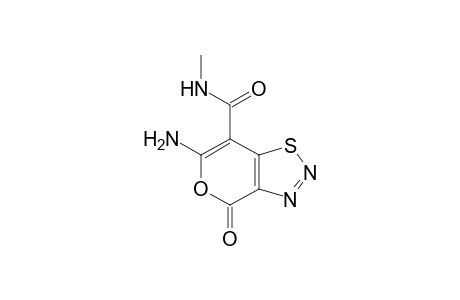 6-Amino-4-keto-N-methyl-pyrano[3,4-d]thiadiazole-7-carboxamide