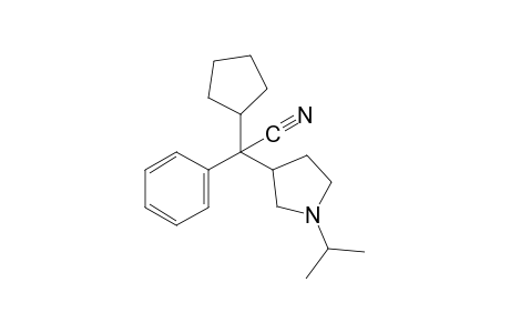 alpha-CYCLOPENTYL-1-ISOPROPYL-alpha-PHENYL-3-PYRROLIDINEACETONITRILE