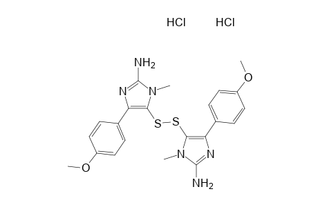 Bis[2-amino-4-(4-methoxyphenyl)-1-methyl-5-imidazolyl]disulfide dihydrochloride