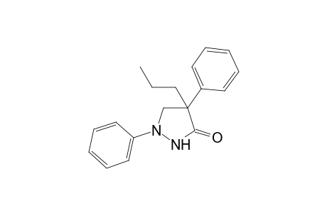 1,4-diphenyl-4-propyl-3-pyrazolidinone