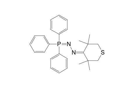 Tetrahydro-3,3,5,5-tetramethyl-4H-thiopyran-4-one-(triphenylphosphoranylidene)hydrazone