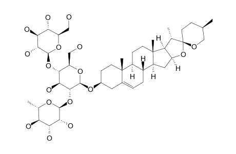 (25R)-SPIROST-5-EN-3-BETA-OL-3-O-ALPHA-L-RAMNOPYRANOSYL-(1->2)-O-[BETA-D-GLUCOPYRANOSYL-(1->4)]-BETA-D-GLUCOPYRANOSIDE;TRILLOSIDE-A;DIOSGENIN-3-O-ALPHA-L-RAMNO