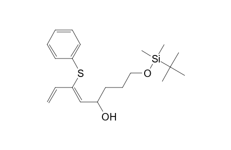 5,7-Octadien-4-ol, 1-[[(1,1-dimethylethyl)dimethylsilyl]oxy]-6-(phenylthio)-, (Z)-(.+-.)-