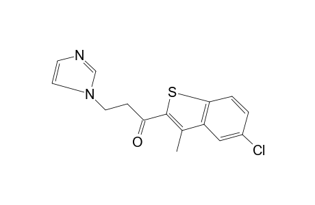 1-(5-chloro-3-methylbenzo[b]thien-2-yl)-3-(imidazol-1-yl)-1-propanone