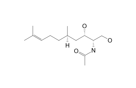 (2S,3S,5R)-2-ACETAMINO-5,9-DIMETHYL-8-DECENE-1,3-DIOL