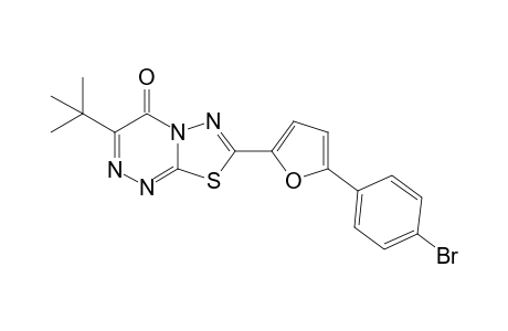 7-[5-(4-bromophenyl)-2-furanyl]-3-tert-butyl-[1,3,4]thiadiazolo[2,3-c][1,2,4]triazin-4-one