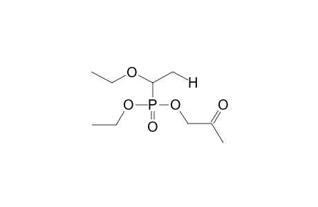 o-Ethyl-o-acetonyl(1-ethoxyethyl)phosphonate