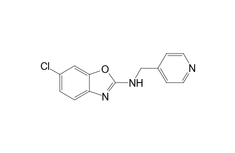 (6-chloro-1,3-benzoxazol-2-yl)-(4-pyridylmethyl)amine