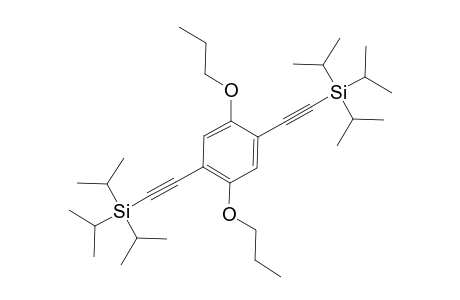 2-[2,5-dipropoxy-4-[2-tri(propan-2-yl)silylethynyl]phenyl]ethynyl-tri(propan-2-yl)silane