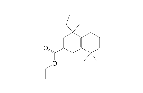 Ethyl 4-ethyl-4,8,8-trimethyl-1,2,3,4,5,6,7,8-octahydronaphthalene-2-carboxylate