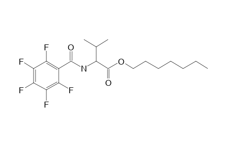 L-Valine, N-pentafluorobenzoyl-, heptyl ester