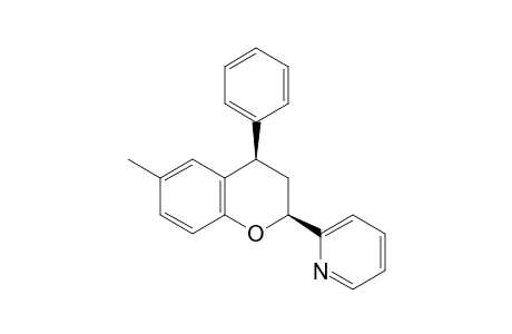 2-((2S*,4R*)-6-Methyl-4-phenylchroman-2-yl)pyridine